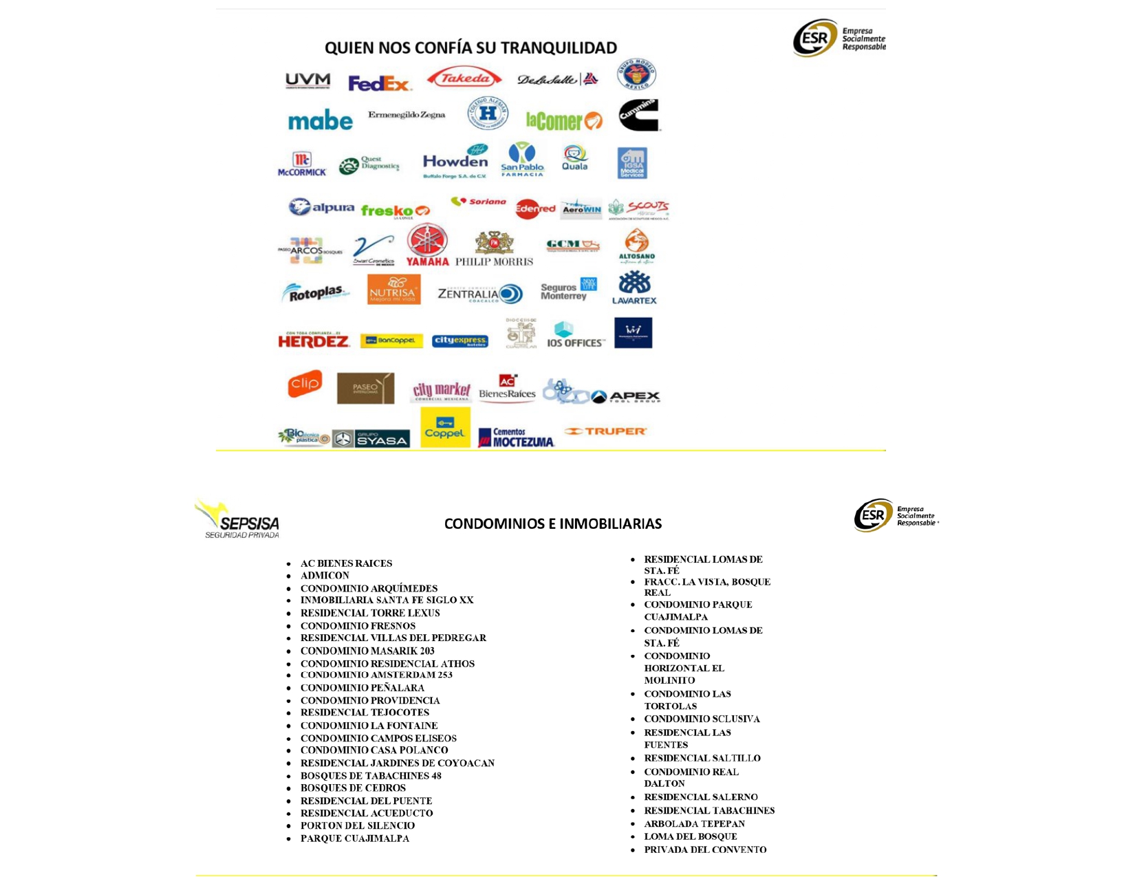 SI OCEAN SERVICE S DE RL DE CV  - SEPSISA SEGURIDAD PRIVADA