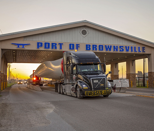 Corredor de sobrepeso para el transporte 