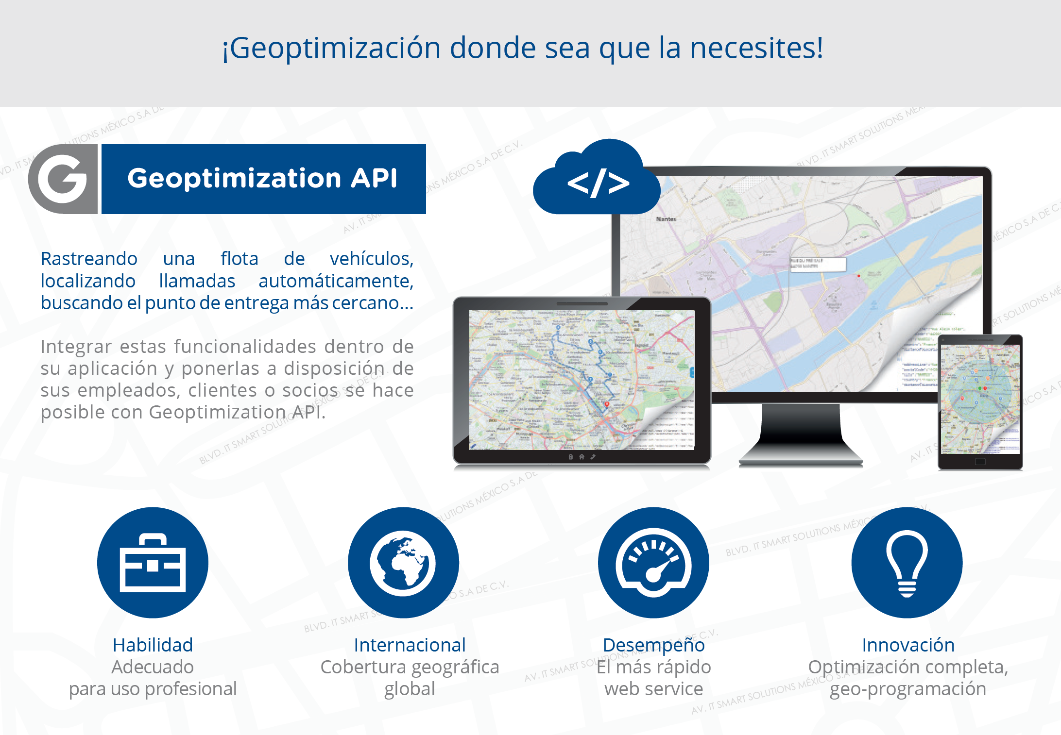 API´s de Geoptimización